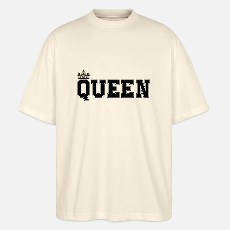 queen - Stanley/Stella Oversized Unisex Bio T-Shirt Blaster 2.0 - Natur
