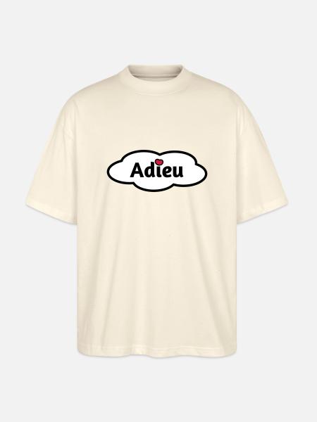 Adieu - Stanley/Stella Oversized Unisex Bio T-Shirt Blaster 2.0 - Natur