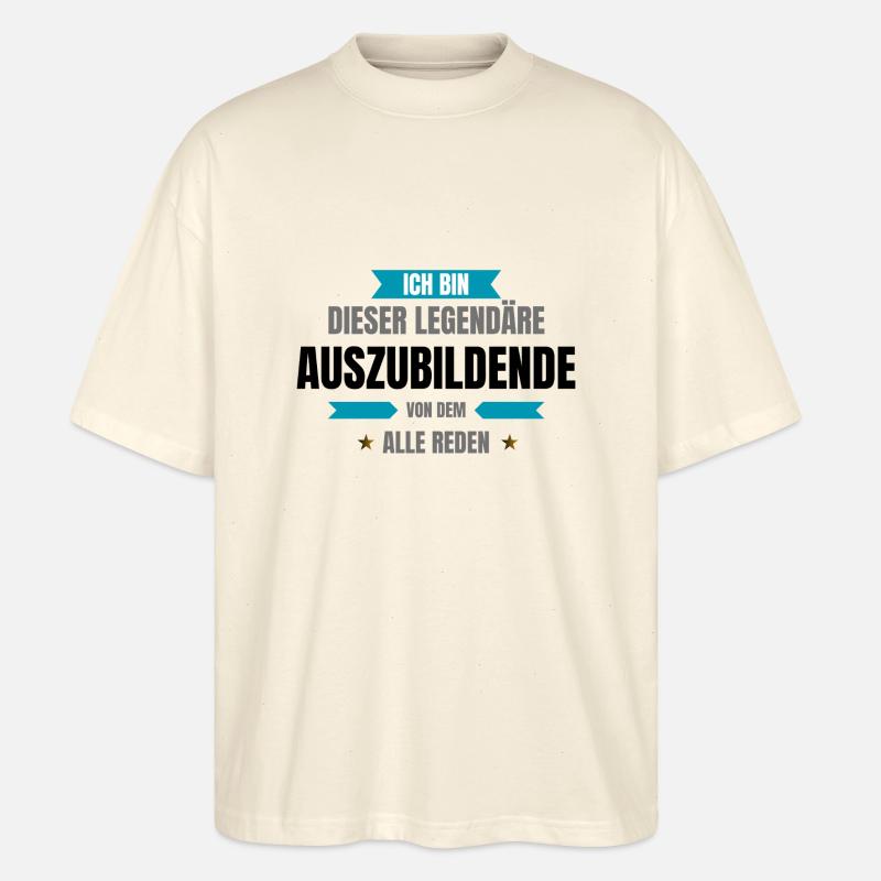 Legendärer AZUBI - Stanley/Stella Oversized Unisex Bio T-Shirt Blaster 2.0 - Natur