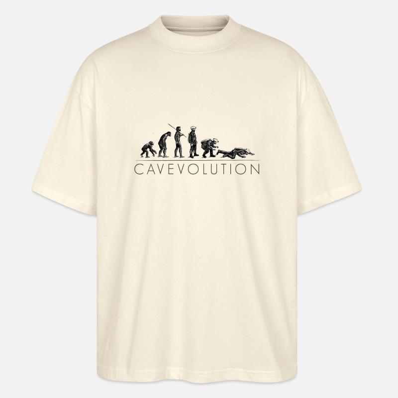 CAVEVOLUTION - Stanley/Stella Oversized Unisex Bio T-Shirt Blaster 2.0 - Natur