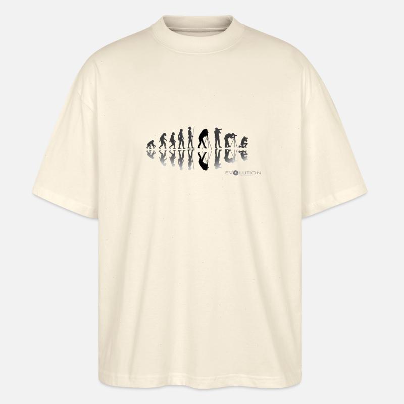 EVOLUTION PHOTOGRAPHE - T-shirt bio Blaster 2.0 coupe oversize Stanley/Stella Unisexe - écru doux