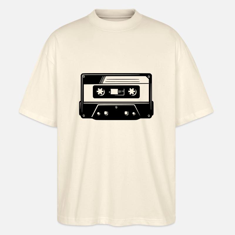 Kassette - Stanley/Stella Oversized Unisex Bio T-Shirt Blaster 2.0 - Natur