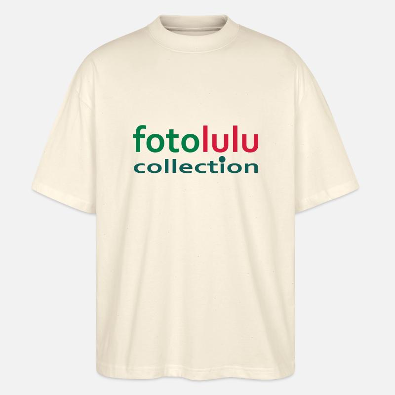 fotolulu collection Mütze - Stanley/Stella Oversized Unisex Bio T-Shirt Blaster 2.0 - Natur