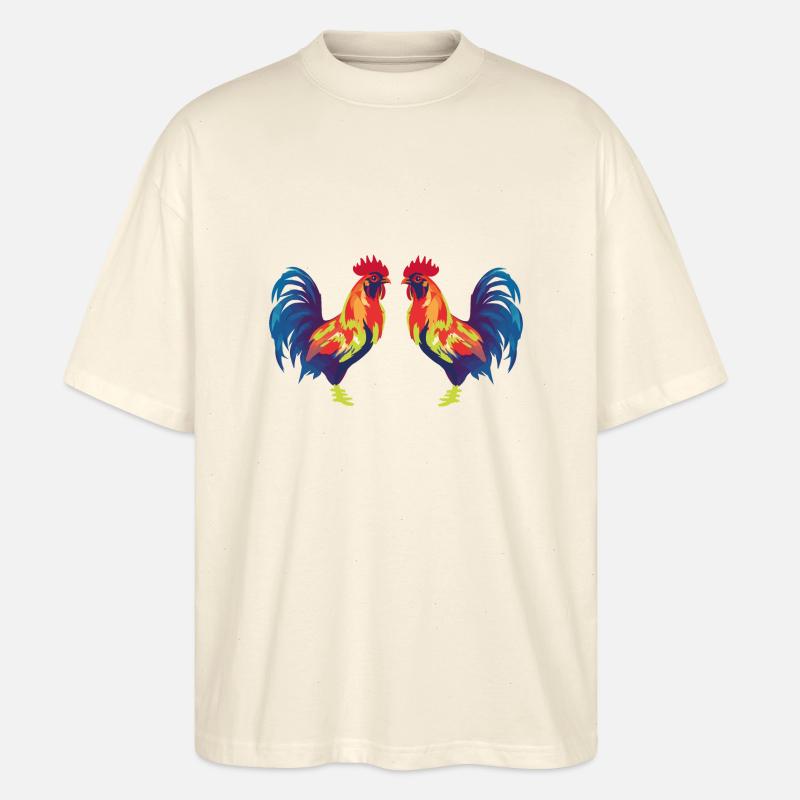 hahn 2 - Stanley/Stella Oversized Unisex Bio T-Shirt Blaster 2.0 - Natur