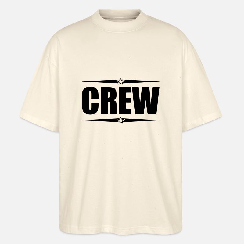 crew - Stanley/Stella Oversized Unisex Bio T-Shirt Blaster 2.0 - Natur