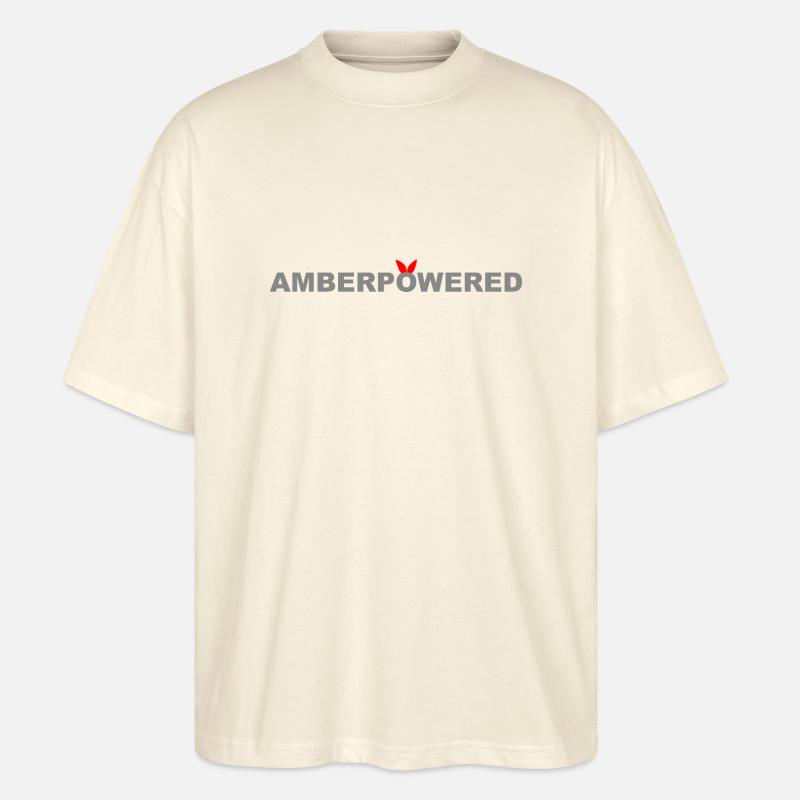 Amberpowered 1 - Stanley/Stella Oversized Unisex Bio T-Shirt Blaster 2.0 - Natur