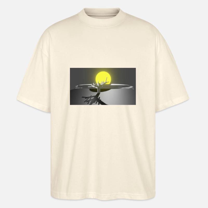 Landschaft - Stanley/Stella Oversized Unisex Bio T-Shirt Blaster 2.0 - Natur