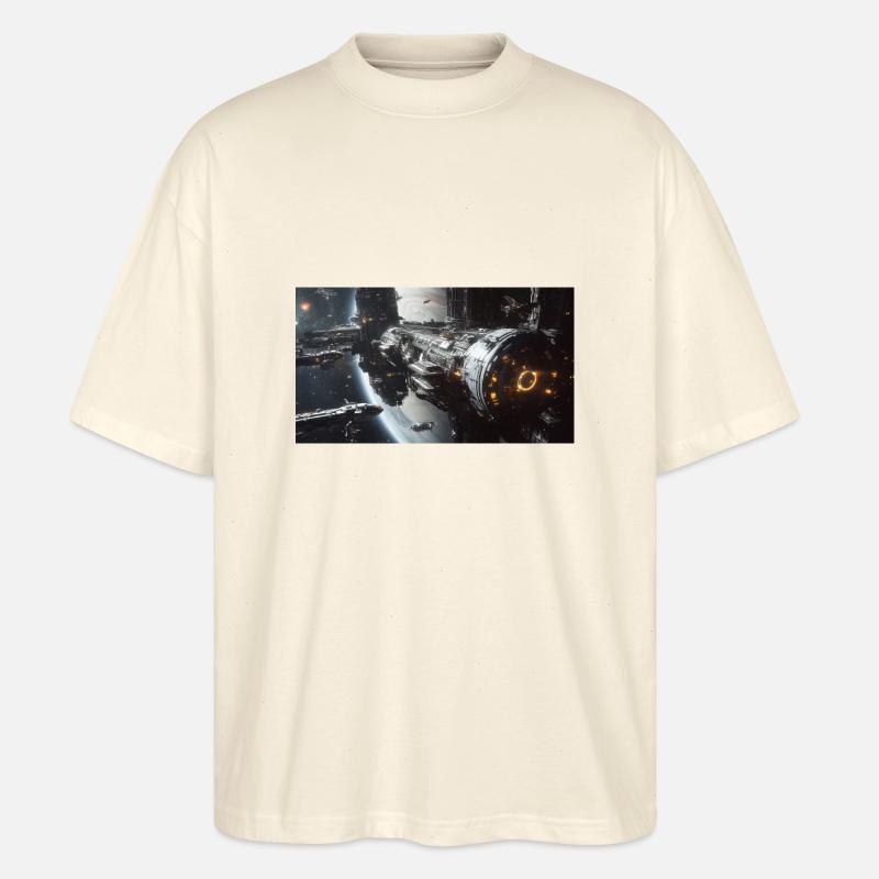 Lost in Space 1 1 - Stanley/Stella Oversized Unisex Bio T-Shirt Blaster 2.0 - Natur