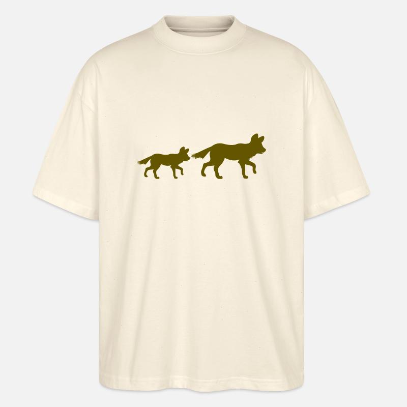 fuchs 2 - Stanley/Stella Oversized Unisex Bio T-Shirt Blaster 2.0 - Natur
