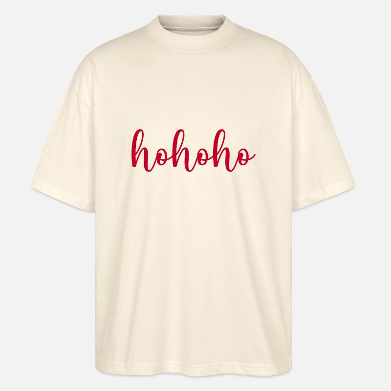 hohoho - Stanley/Stella Oversized Unisex Organic T-shirt Blaster 2.0 - soft Ecru