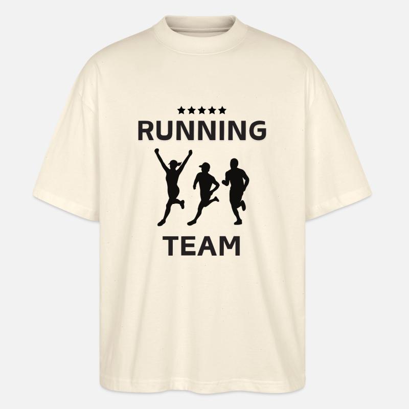 Running Team - Stanley/Stella Oversized Unisex Bio T-Shirt Blaster 2.0 - Natur