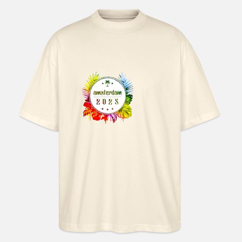 Amsterdam 2025 Bunt - Stanley/Stella Oversized Unisex Bio T-Shirt Blaster 2.0 - Natur