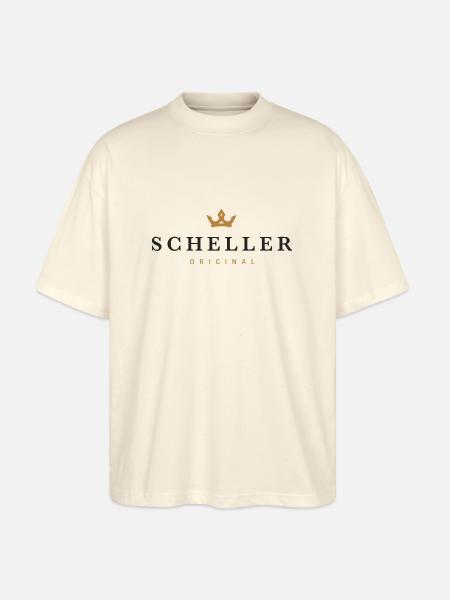Scheller Original Familienlogo - Stanley/Stella Oversized Unisex Bio T-Shirt Blaster 2.0 - Natur
