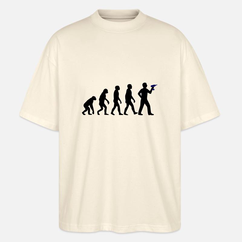 DIY Evolution DIY Workshop - Stanley/Stella Oversized Unisex Organic T-shirt Blaster 2.0 - soft Ecru