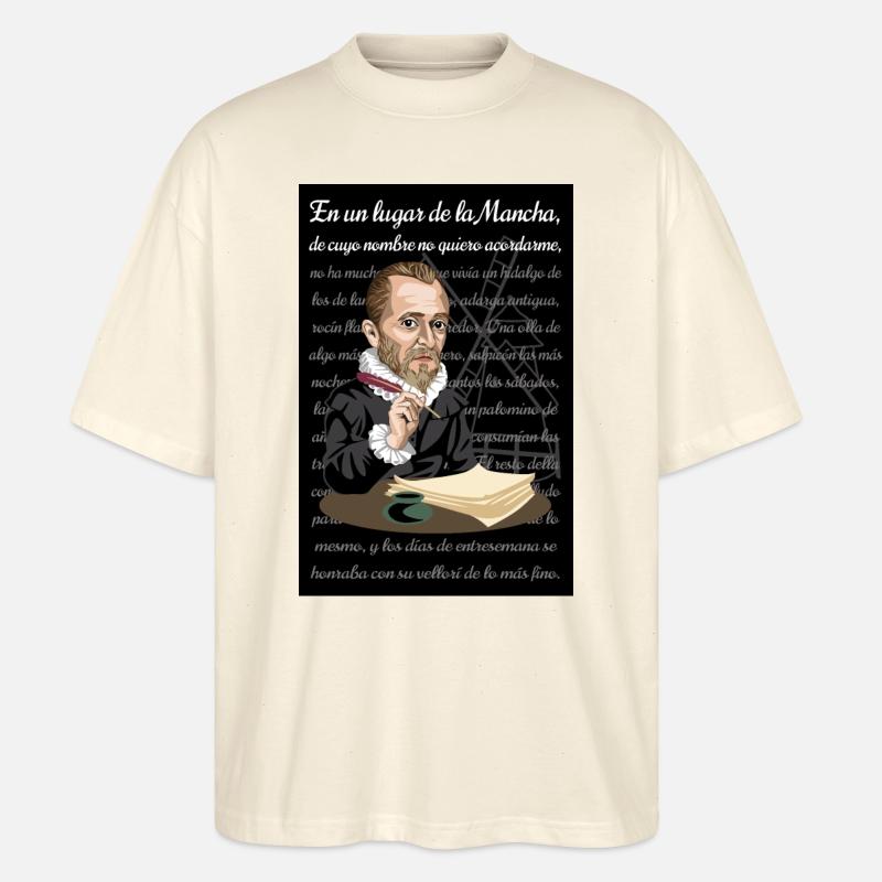 Cervantes - Stanley/Stella Oversized Unisex Bio T-Shirt Blaster 2.0 - Natur