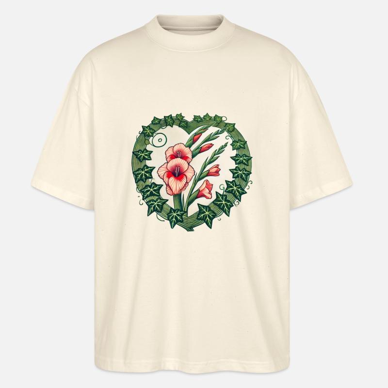 Gladiole - Stanley/Stella Oversized Unisex Bio T-Shirt Blaster 2.0 - Natur