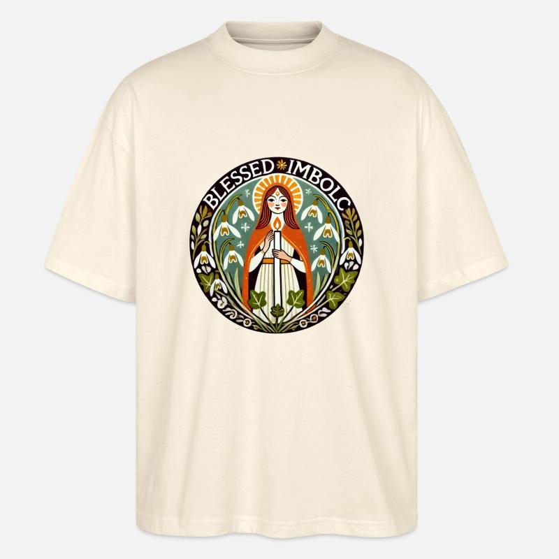 Imbolc - Stanley/Stella Oversized Unisex Bio T-Shirt Blaster 2.0 - Natur