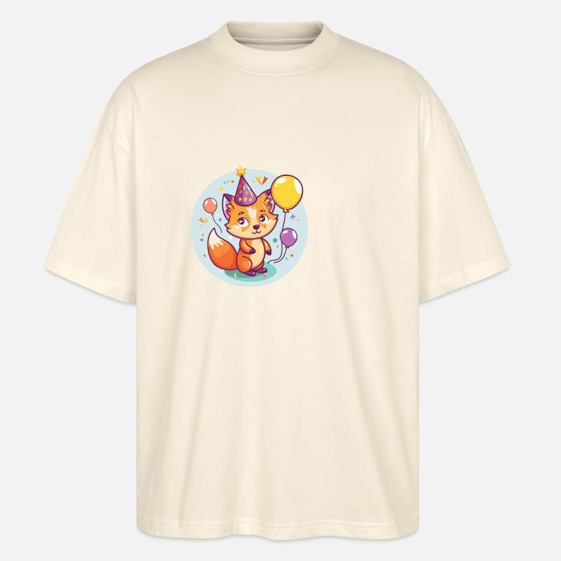 Bande dessinée d’anniversaire Fox - T-shirt bio Blaster 2.0 coupe oversize Stanley/Stella Unisexe - écru doux
