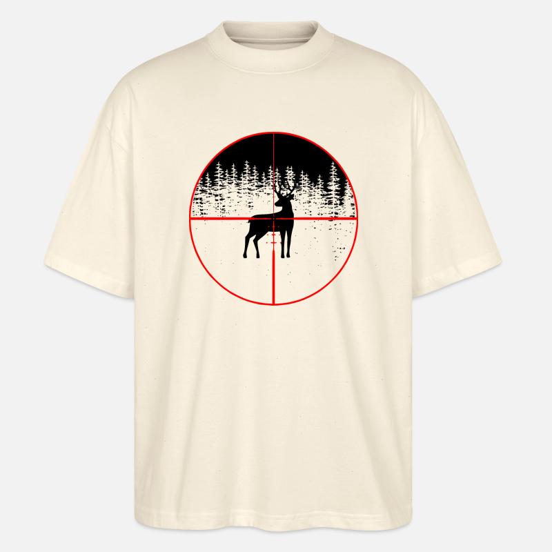 Jagd Jäger - Stanley/Stella Oversized Unisex Bio T-Shirt Blaster 2.0 - Natur
