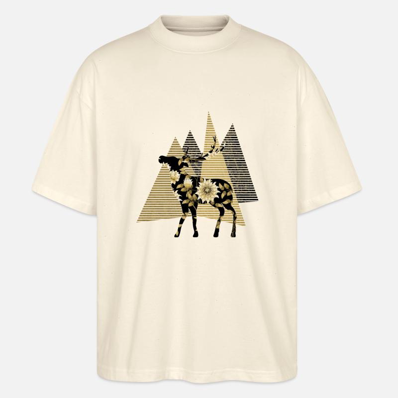Hirsch - Stanley/Stella Oversized Unisex Bio T-Shirt Blaster 2.0 - Natur