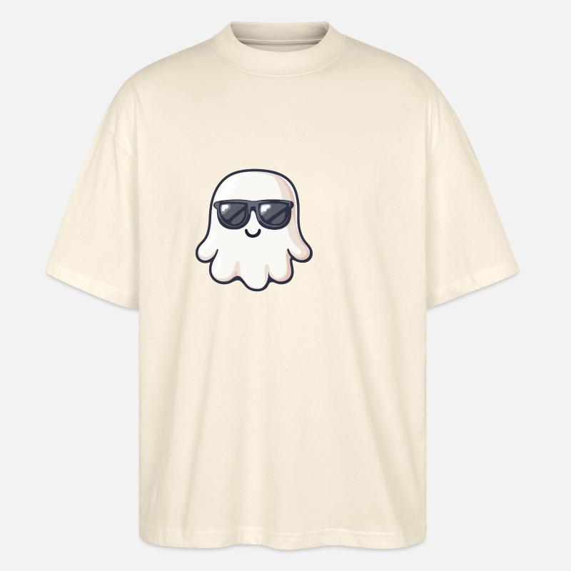 Geist Halloween Cool - Stanley/Stella Oversized Unisex Bio T-Shirt Blaster 2.0 - Natur