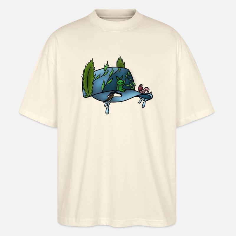 Die Druckkappe! Von Pousse2Bamboo ! - Stanley/Stella Oversized Unisex Bio T-Shirt Blaster 2.0 - Natur