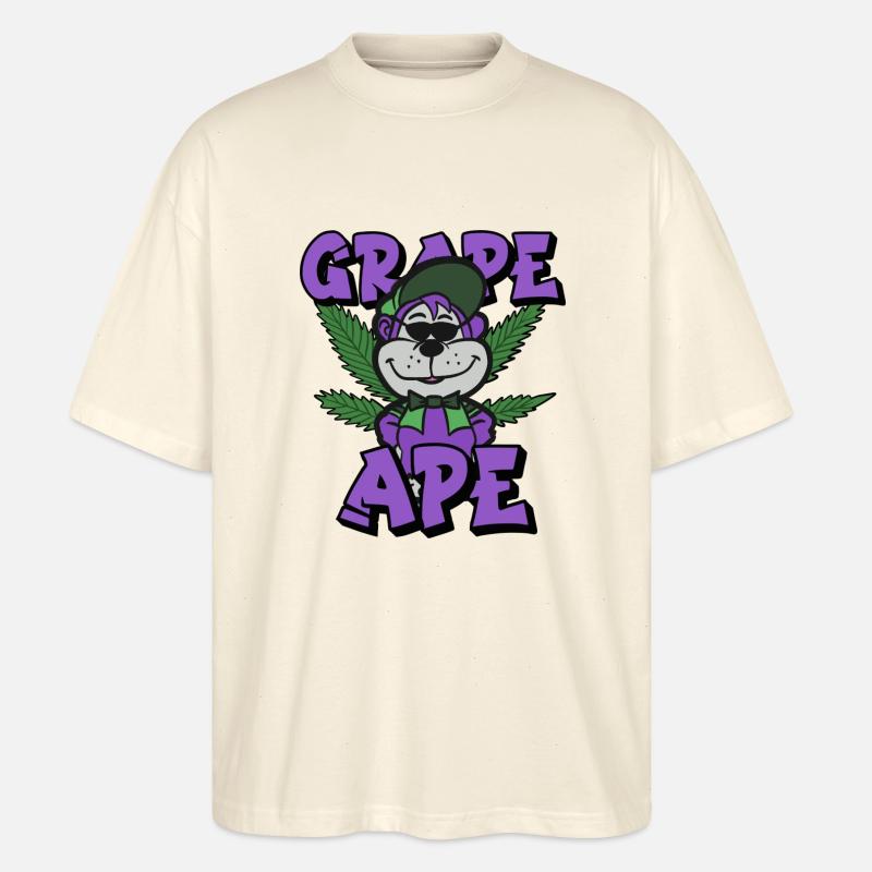 Grape ape - Stanley/Stella Oversized Unisex Bio T-Shirt Blaster 2.0 - Natur