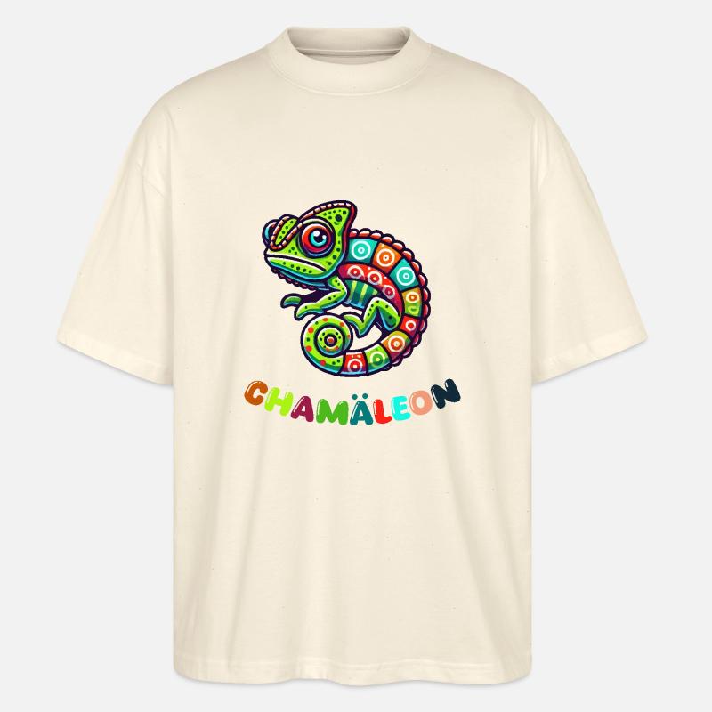 Chamäleon - Stanley/Stella Oversized Unisex Bio T-Shirt Blaster 2.0 - Natur
