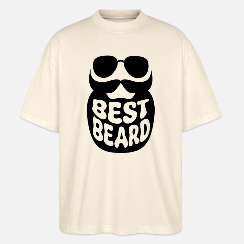 Bester Bart - Stanley/Stella Oversized Unisex Bio T-Shirt Blaster 2.0 - Natur