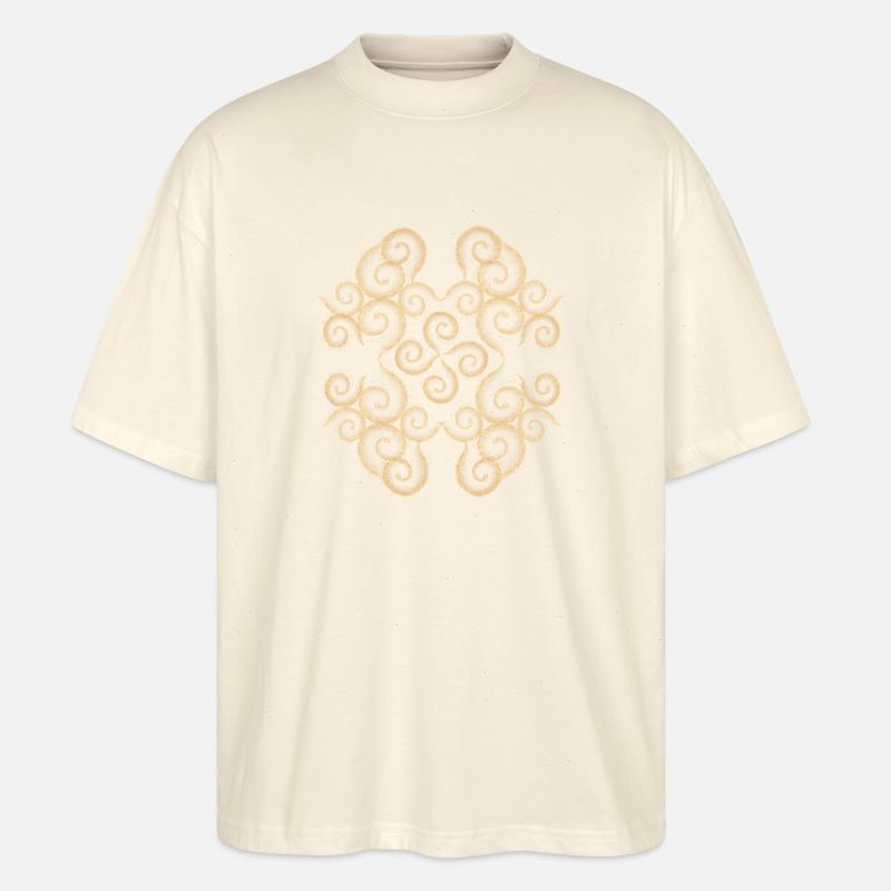 Orintalisches Muster - Stanley/Stella Oversized Unisex Bio T-Shirt Blaster 2.0 - Natur