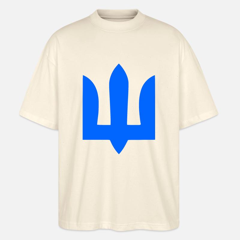 Ukraine - Stanley/Stella Oversized Unisex Bio T-Shirt Blaster 2.0 - Natur