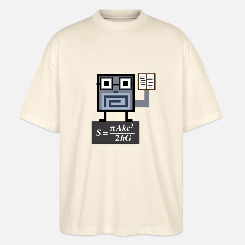StephenHawkingKaulquappe - Stanley/Stella Oversized Unisex Bio T-Shirt Blaster 2.0 - Natur