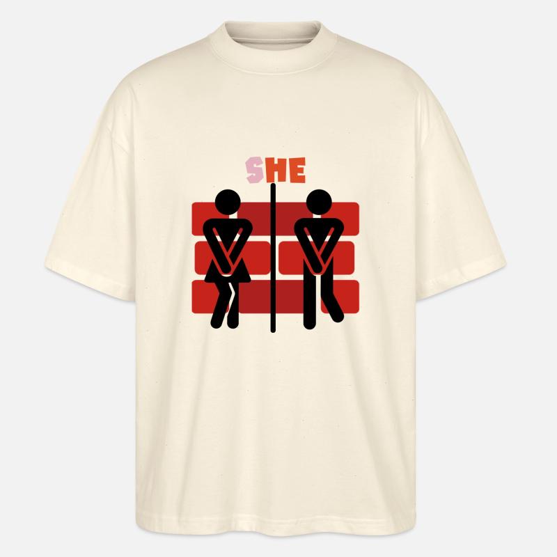 sHE on ona - Stanley/Stella Oversized Unisex Bio T-Shirt Blaster 2.0 - Natur