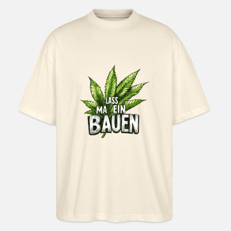 lass ma ein bauen - Stanley/Stella Oversized Unisex Bio T-Shirt Blaster 2.0 - Natur