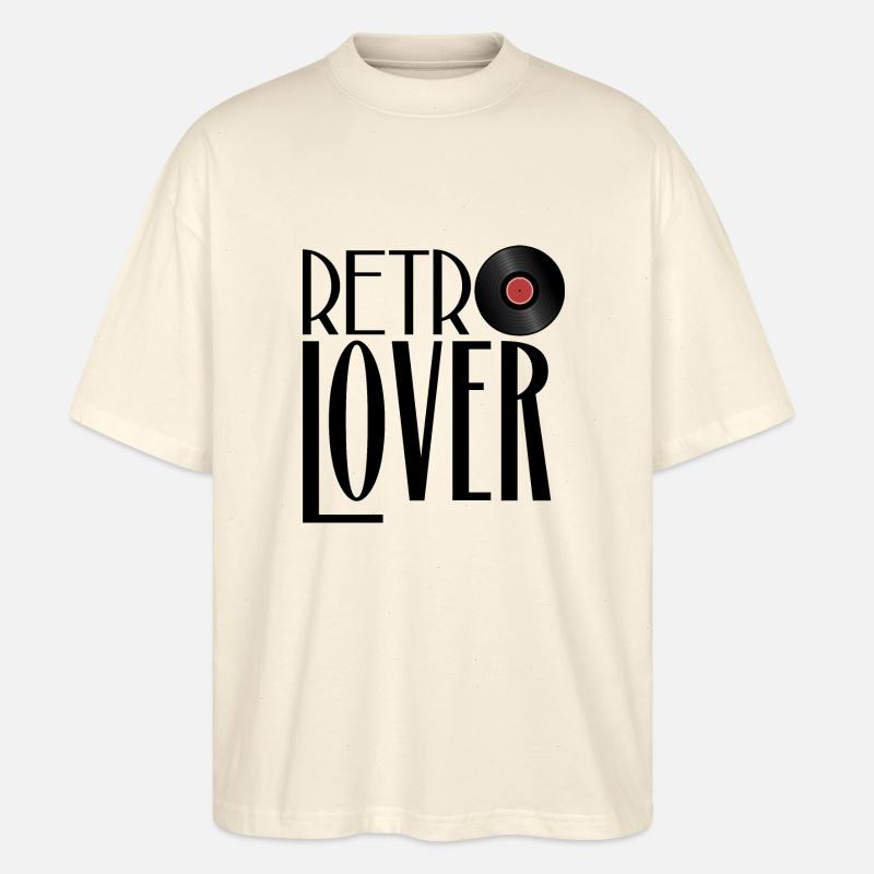 Retro-Liebhaber - Stanley/Stella Oversized Unisex Bio T-Shirt Blaster 2.0 - Natur