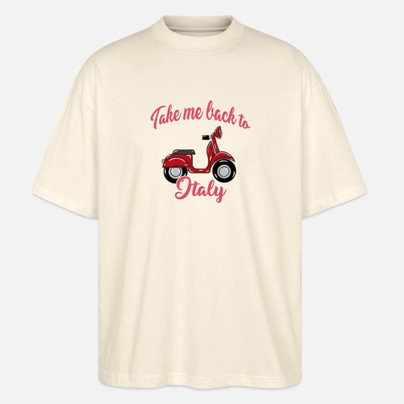 Italien - Stanley/Stella Oversized Unisex Bio T-Shirt Blaster 2.0 - Natur