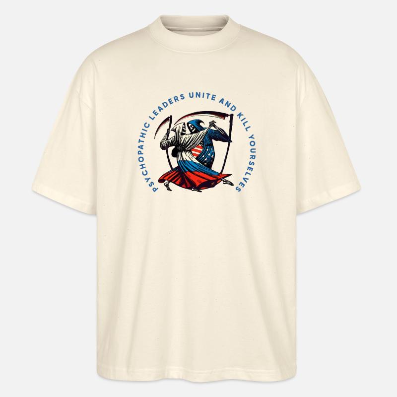 Tango der Sensenmänner - Stanley/Stella Oversized Unisex Bio T-Shirt Blaster 2.0 - Natur