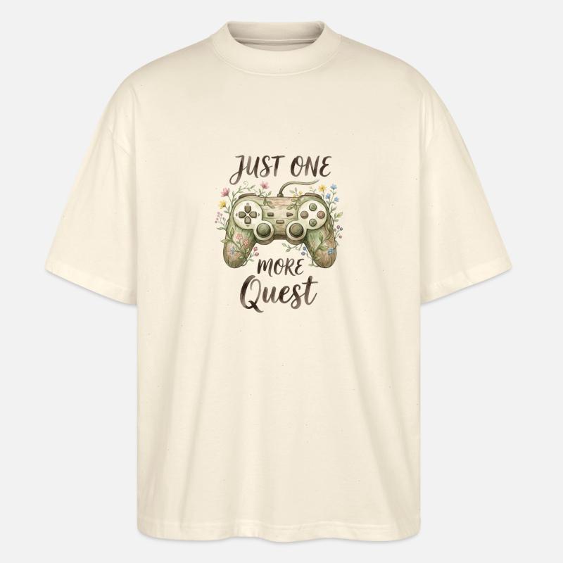 Nur noch eine Quest Botanischer Controller - Stanley/Stella Oversized Unisex Bio T-Shirt Blaster 2.0 - Natur