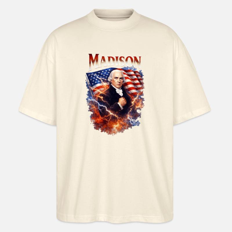 Madison Patriot Sturm - Stanley/Stella Oversized Unisex Bio T-Shirt Blaster 2.0 - Natur