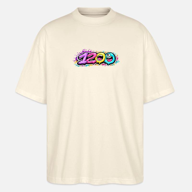 1200 Bubbleface - Stanley/Stella Oversized Unisex Bio T-Shirt Blaster 2.0 - Natur