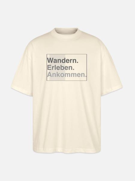 Wandern erleben - Stanley/Stella Oversized Unisex Bio T-Shirt Blaster 2.0 - Natur
