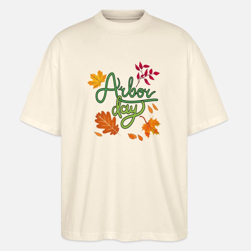 Arbor Day Herbst - Stanley/Stella Oversized Unisex Bio T-Shirt Blaster 2.0 - Natur
