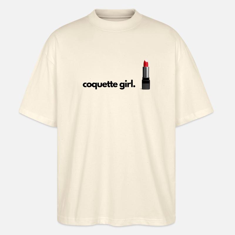Coquette Mädchen Student Kit Kit - Stanley/Stella Oversized Unisex Bio T-Shirt Blaster 2.0 - Natur