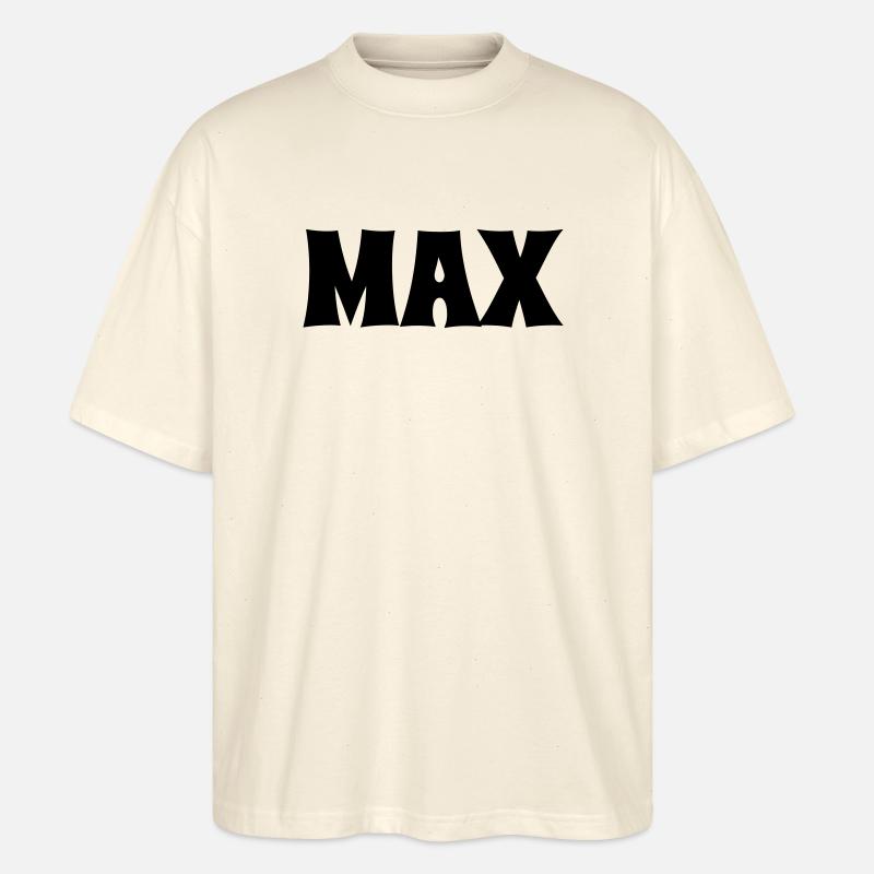 Max - Stanley/Stella Oversized Unisex Bio T-Shirt Blaster 2.0 - Natur