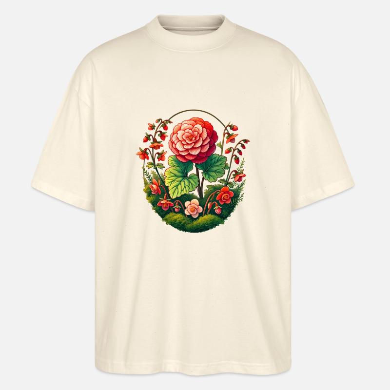 Kamelie - Stanley/Stella Oversized Unisex Bio T-Shirt Blaster 2.0 - Natur
