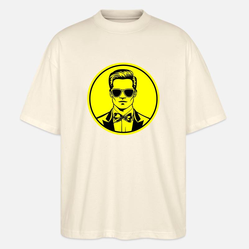 Junggesellenabschied Bräutigam - Stanley/Stella Oversized Unisex Bio T-Shirt Blaster 2.0 - Natur