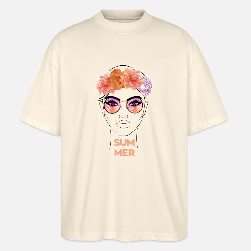 Summer - Stanley/Stella Oversized Unisex Bio T-Shirt Blaster 2.0 - Natur