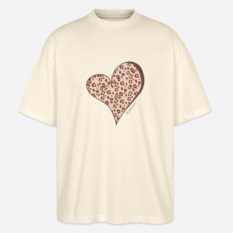Leo geht immer - Stanley/Stella Oversized Unisex Bio T-Shirt Blaster 2.0 - Natur