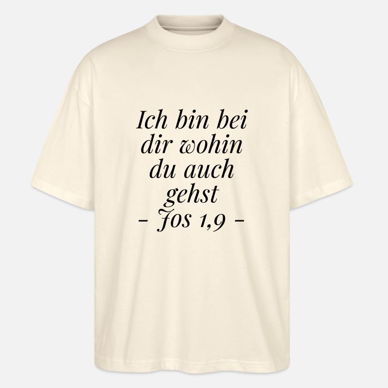 Bei dir - Stanley/Stella Oversized Unisex Bio T-Shirt Blaster 2.0 - Natur