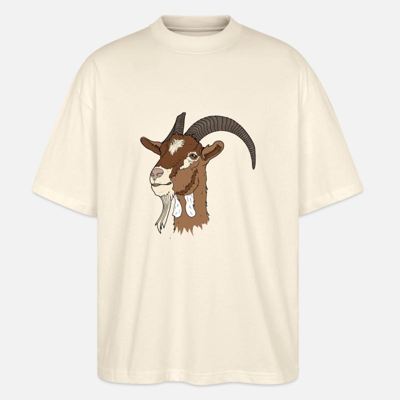 Capra - Stanley/Stella Oversized Unisex Bio T-Shirt Blaster 2.0 - Natur